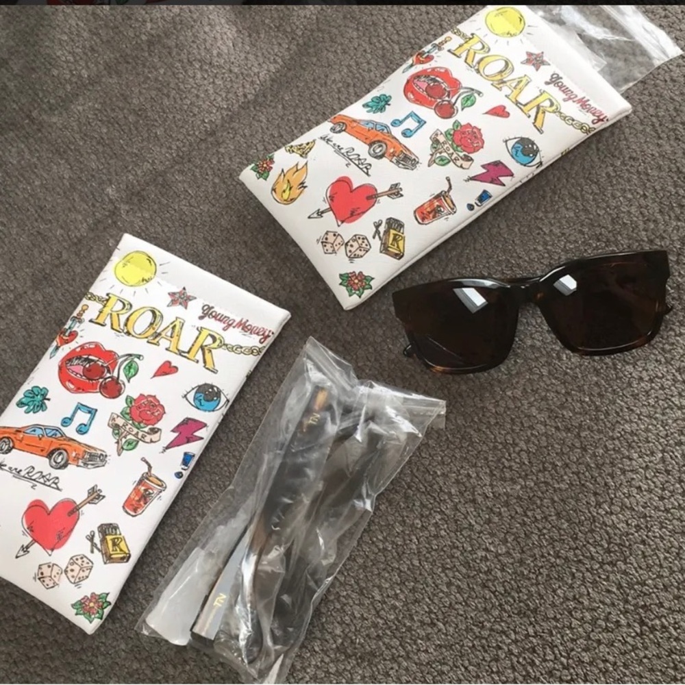 NEW Tortoise Shell Oversized Square Polarized Sunglasses